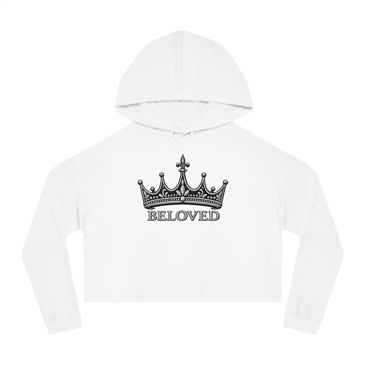 Beloved Crown Cropped Hooded Sweatshirt