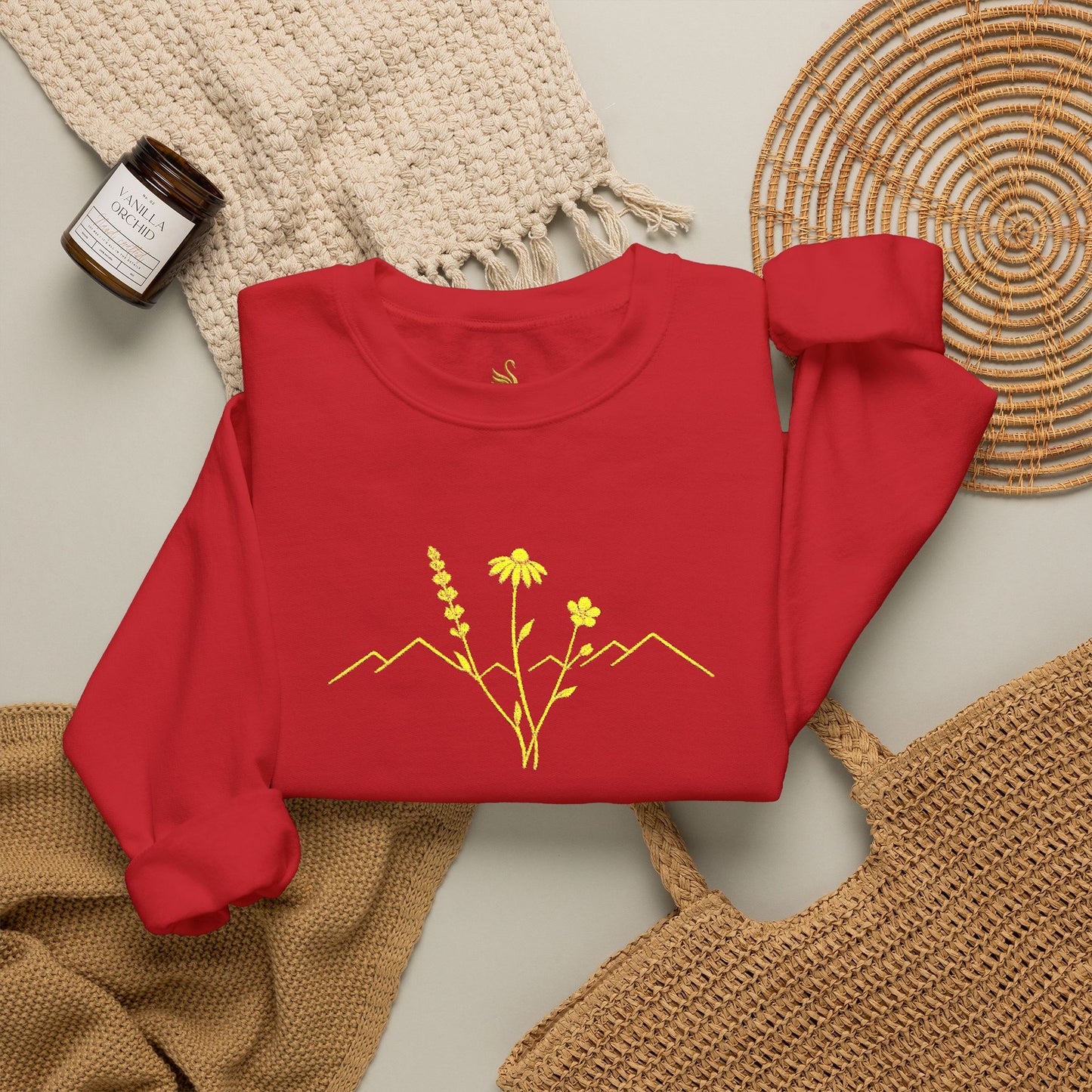 Wildflower Horizon Embroidered Sweatshirt