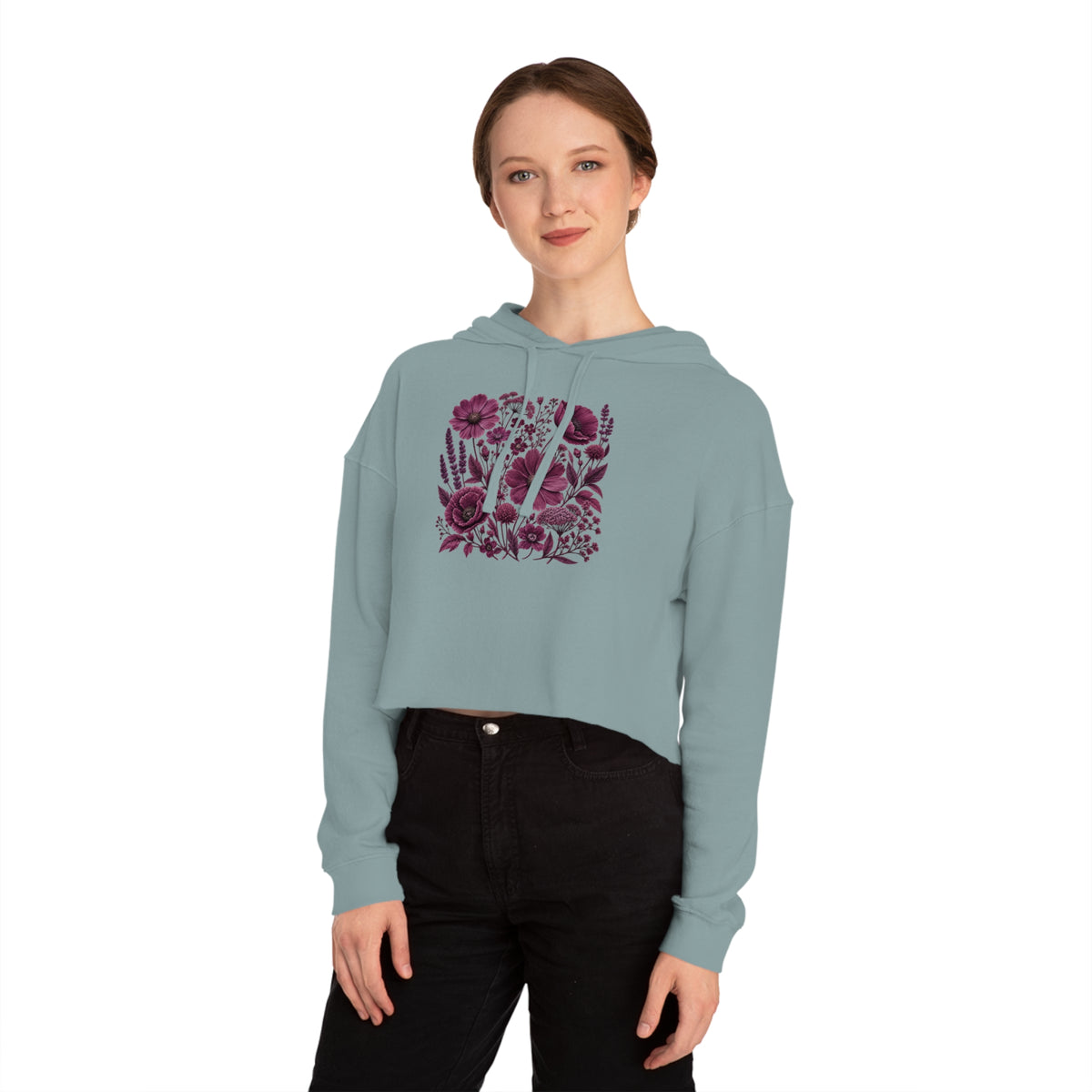 Wild at Heart Cropped Hooded Sweatshirt