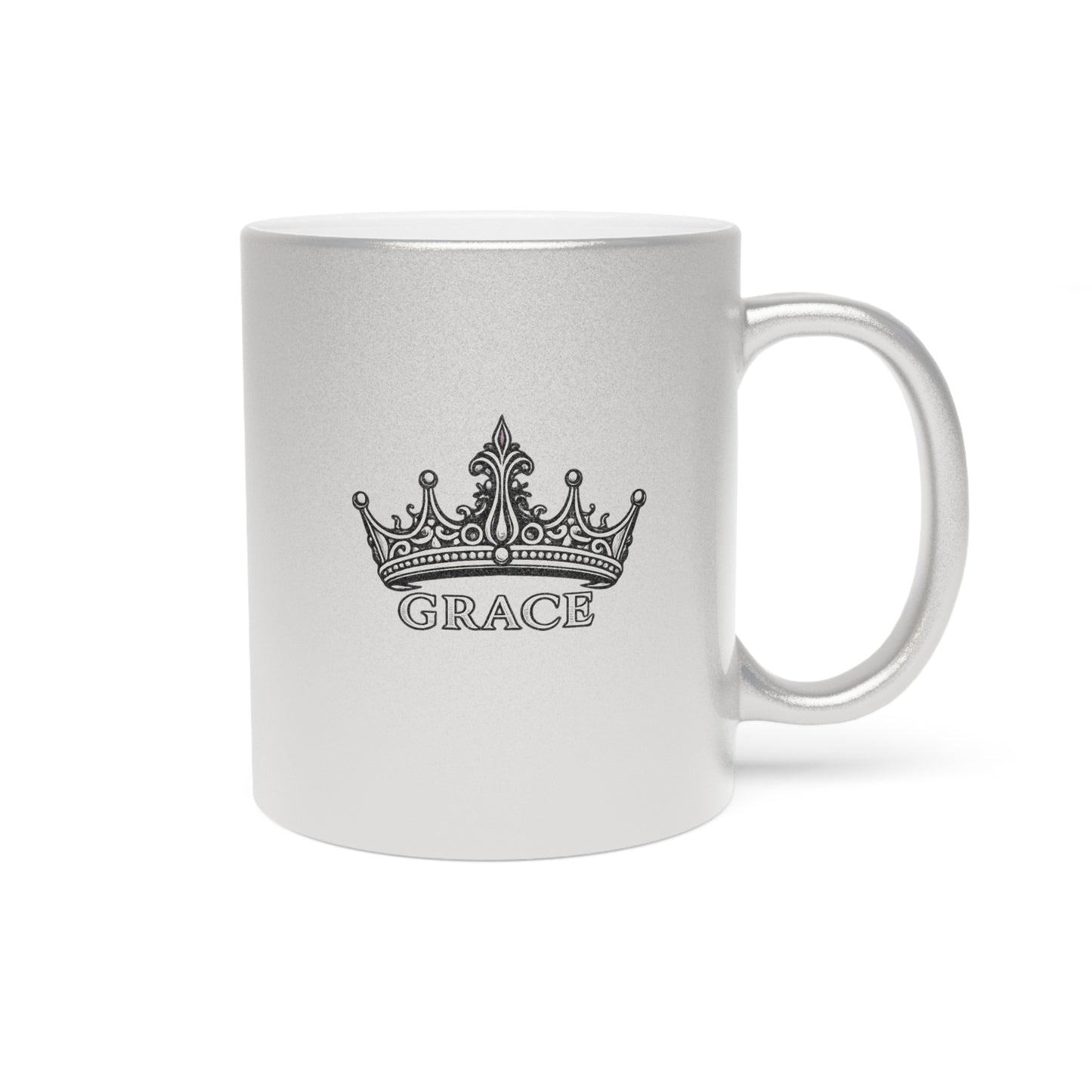 Grace Crown Metallic Mug (Silver\Gold)