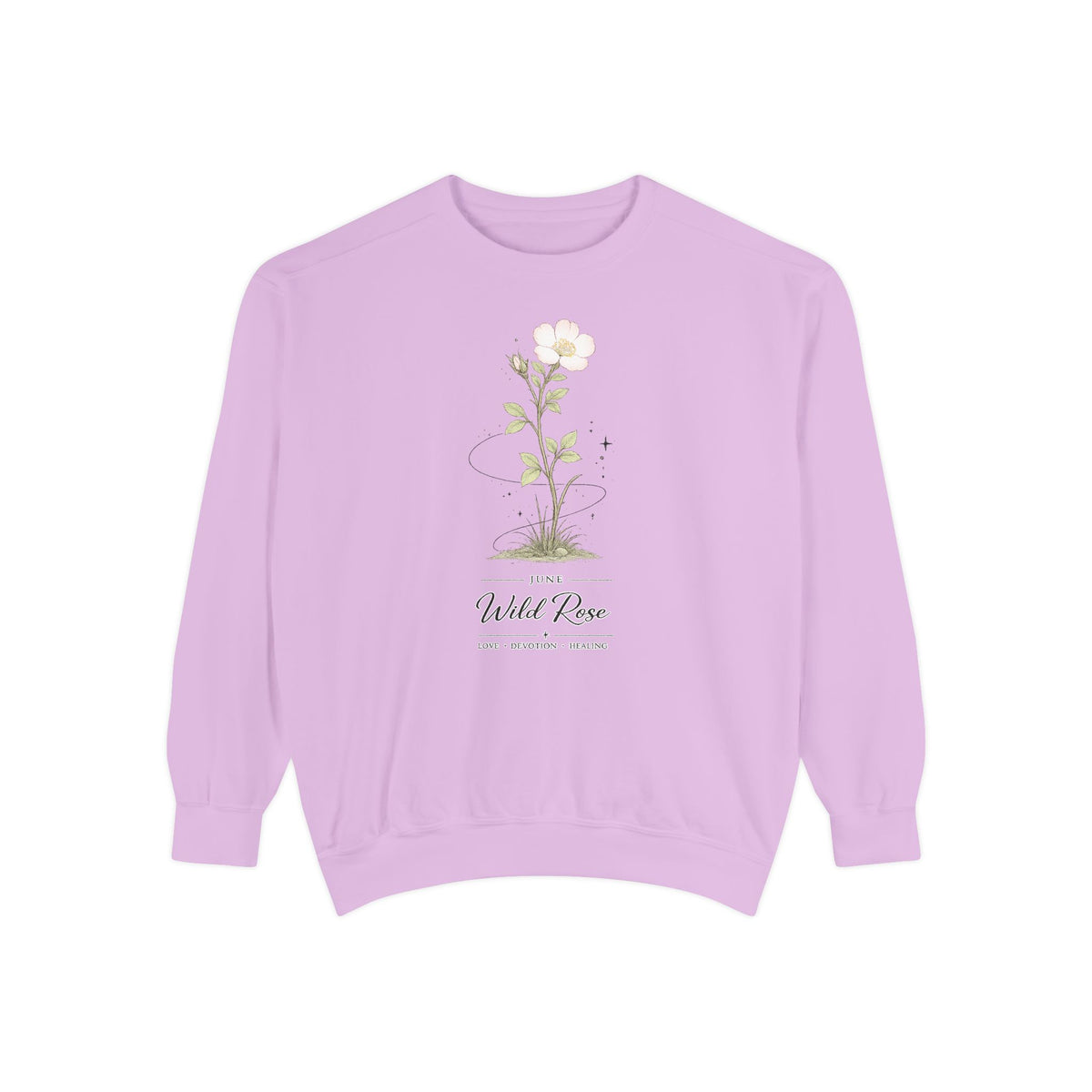 June Birth Flower Sweatshirt