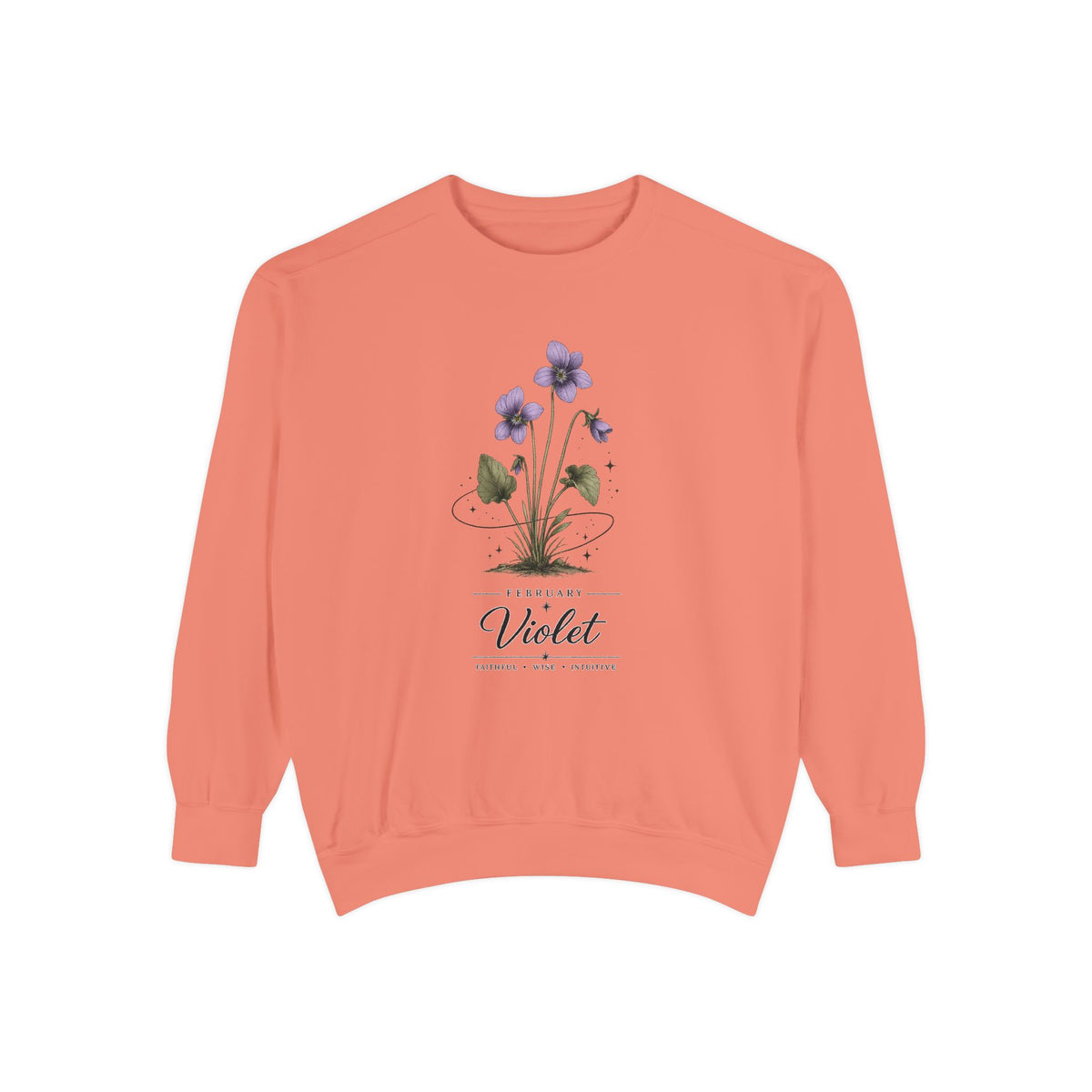 February Birth Flower Sweatshirt