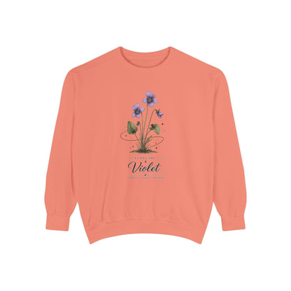 February Birth Flower Sweatshirt