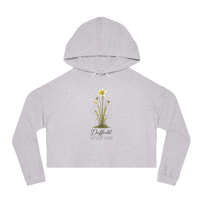 Daffodil Cropped Hooded Sweatshirt