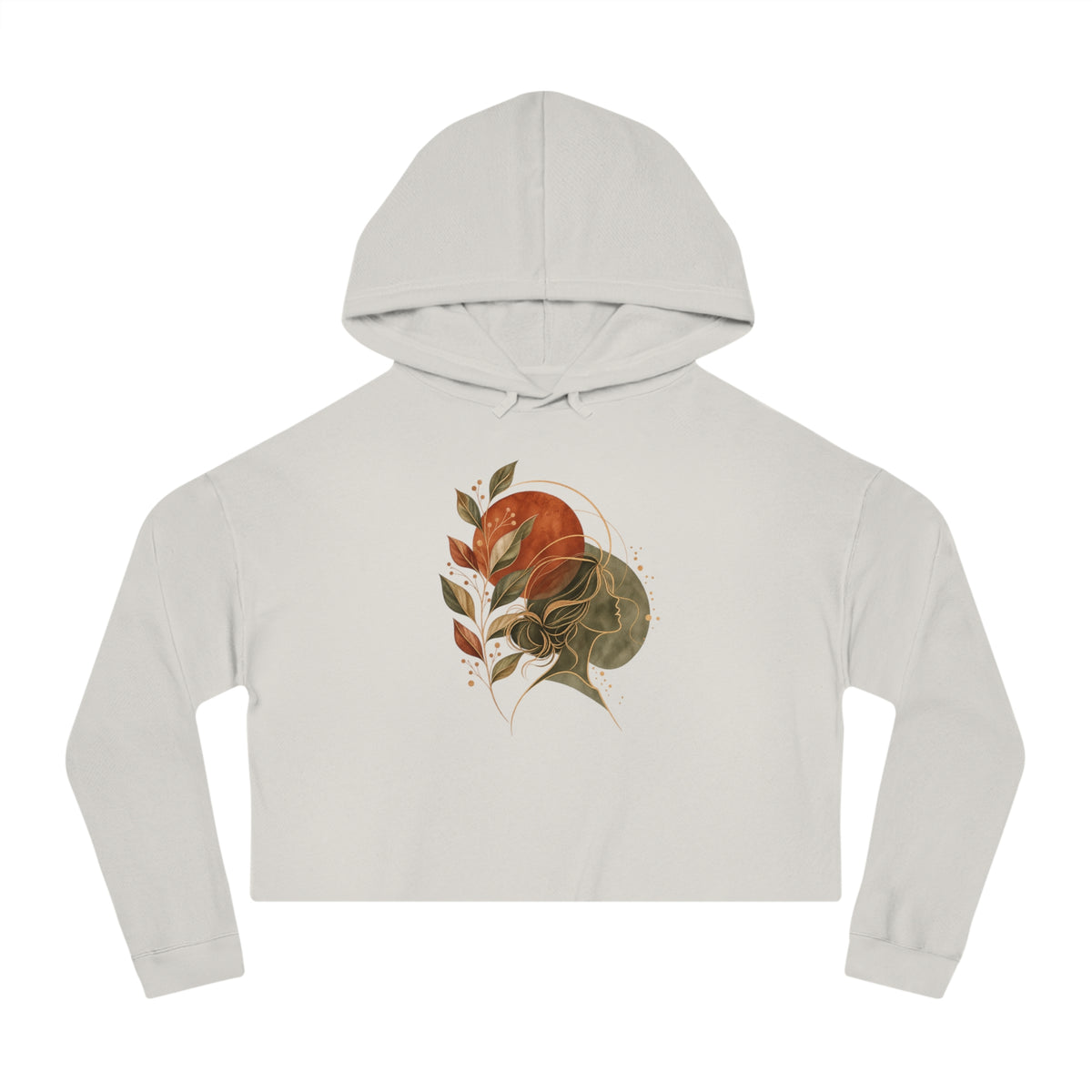 In Her Element Cropped Hooded Sweatshirt