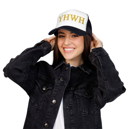 YHWH Embroidered Foam Trucker Hat