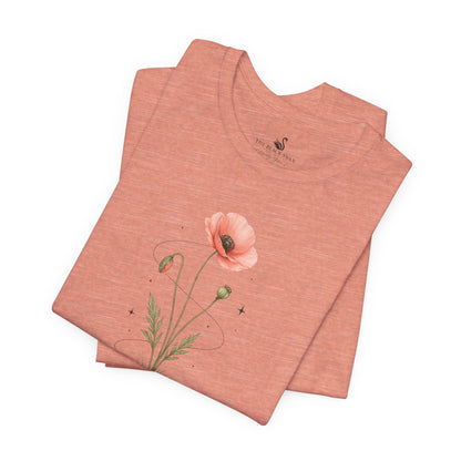 August Birth Flower T-Shirt