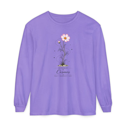 October Birth Flower Long Sleeve T-Shirt