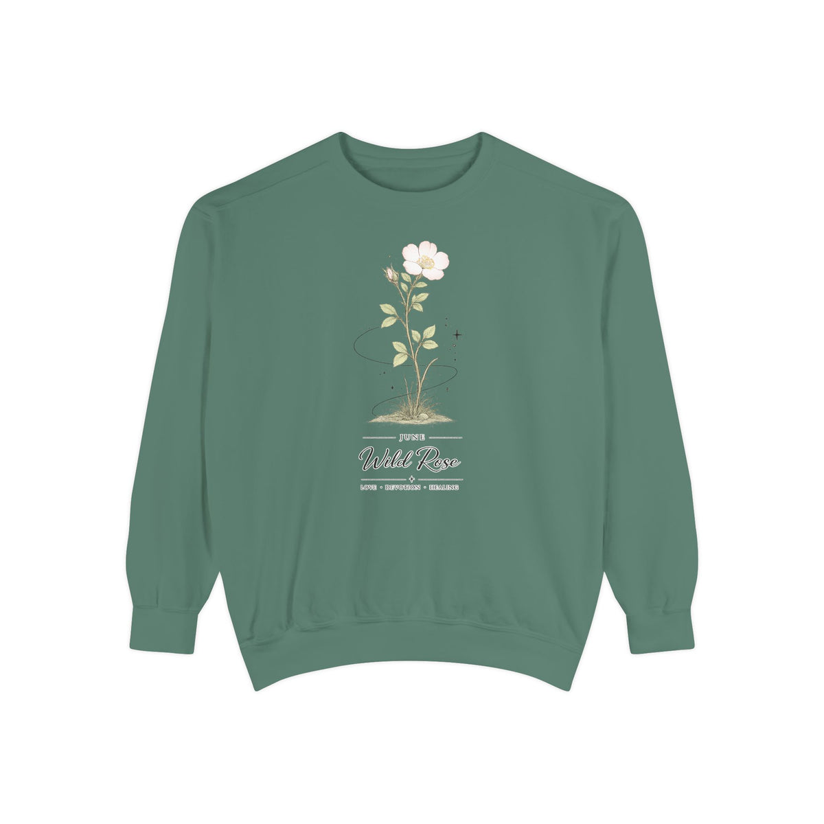 June Birth Flower Sweatshirt