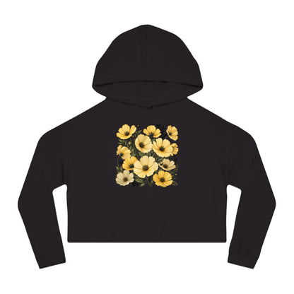 Golden Meadow Cropped Hooded Sweatshirt