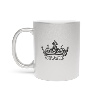 Grace Crown Metallic Mug (Silver\Gold)