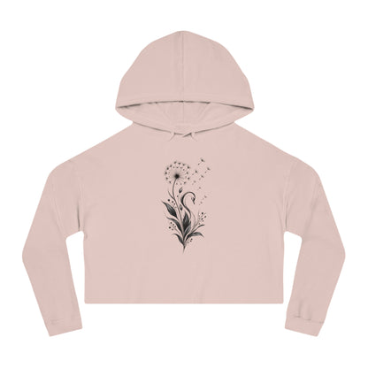 Swan Wish Cropped Hooded Sweatshirt