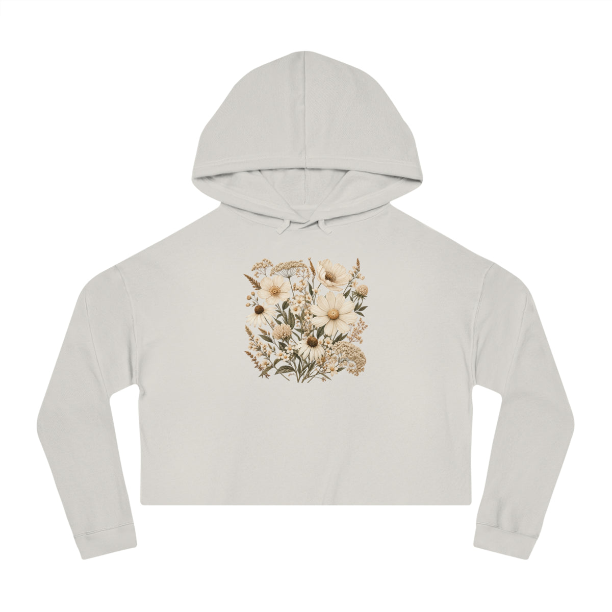 Quiet Grace Cropped Hooded Sweatshirt