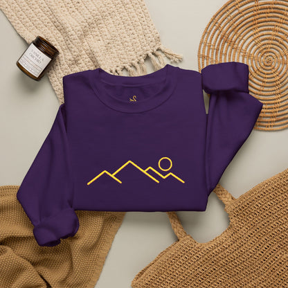 Mountain Majesty Embroidered Sweatshirt