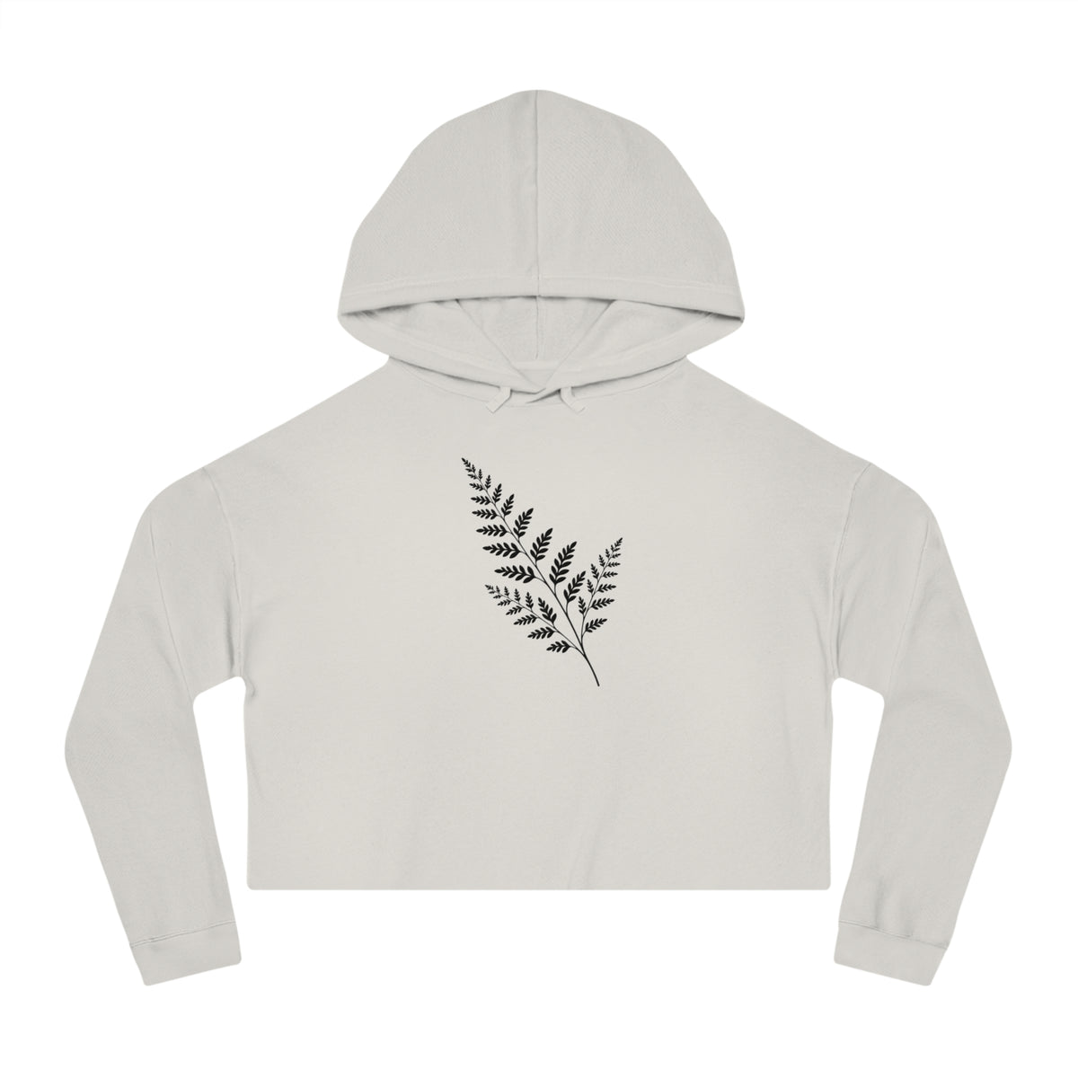 Wild Fern Cropped Hooded Sweatshirt
