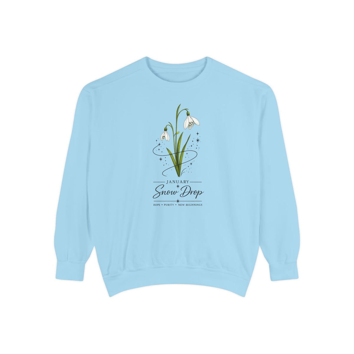January Birth Flower Sweatshirt