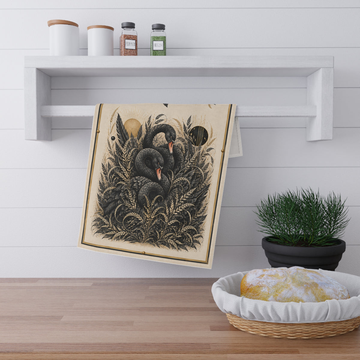 Noir Reverie Tea Towel