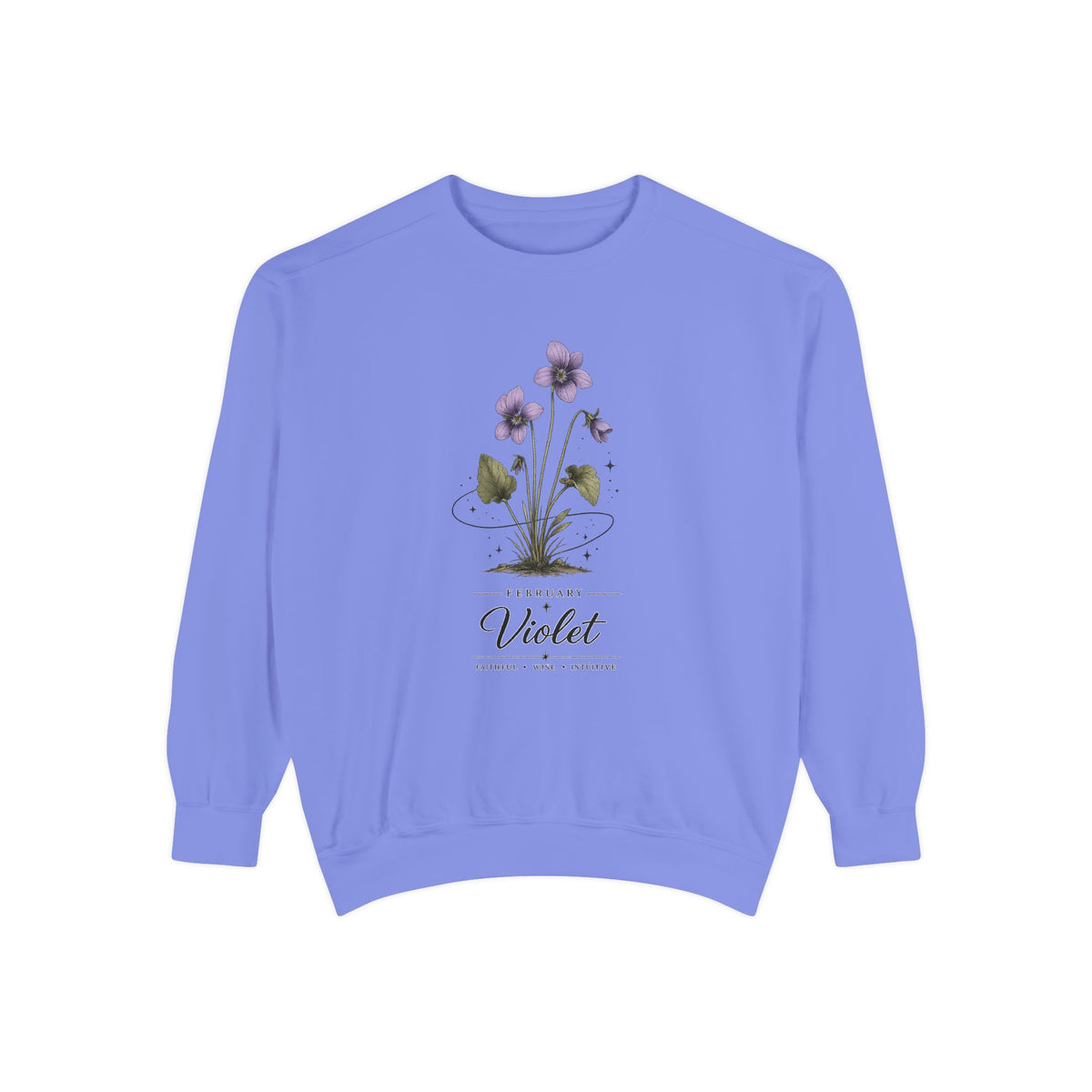 February Birth Flower Sweatshirt