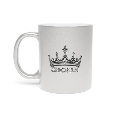 Chosen Crown Metallic Mug (Silver\Gold)