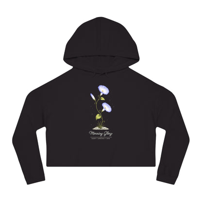 Morning Glory Cropped Hooded Sweatshirt