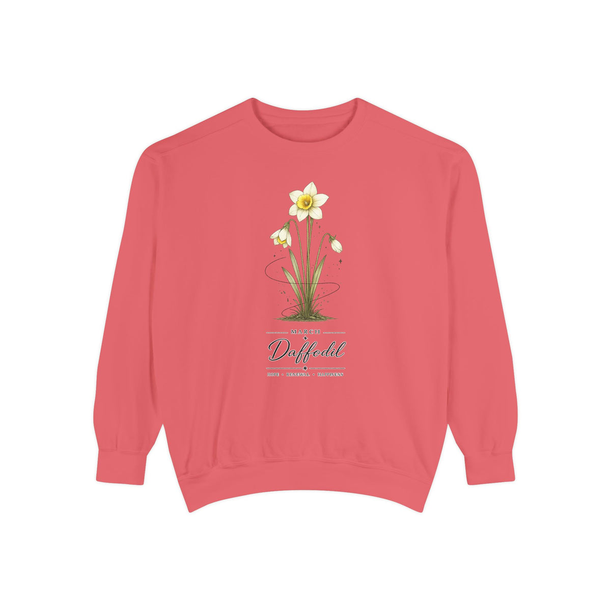 March Birth Flower Sweatshirt