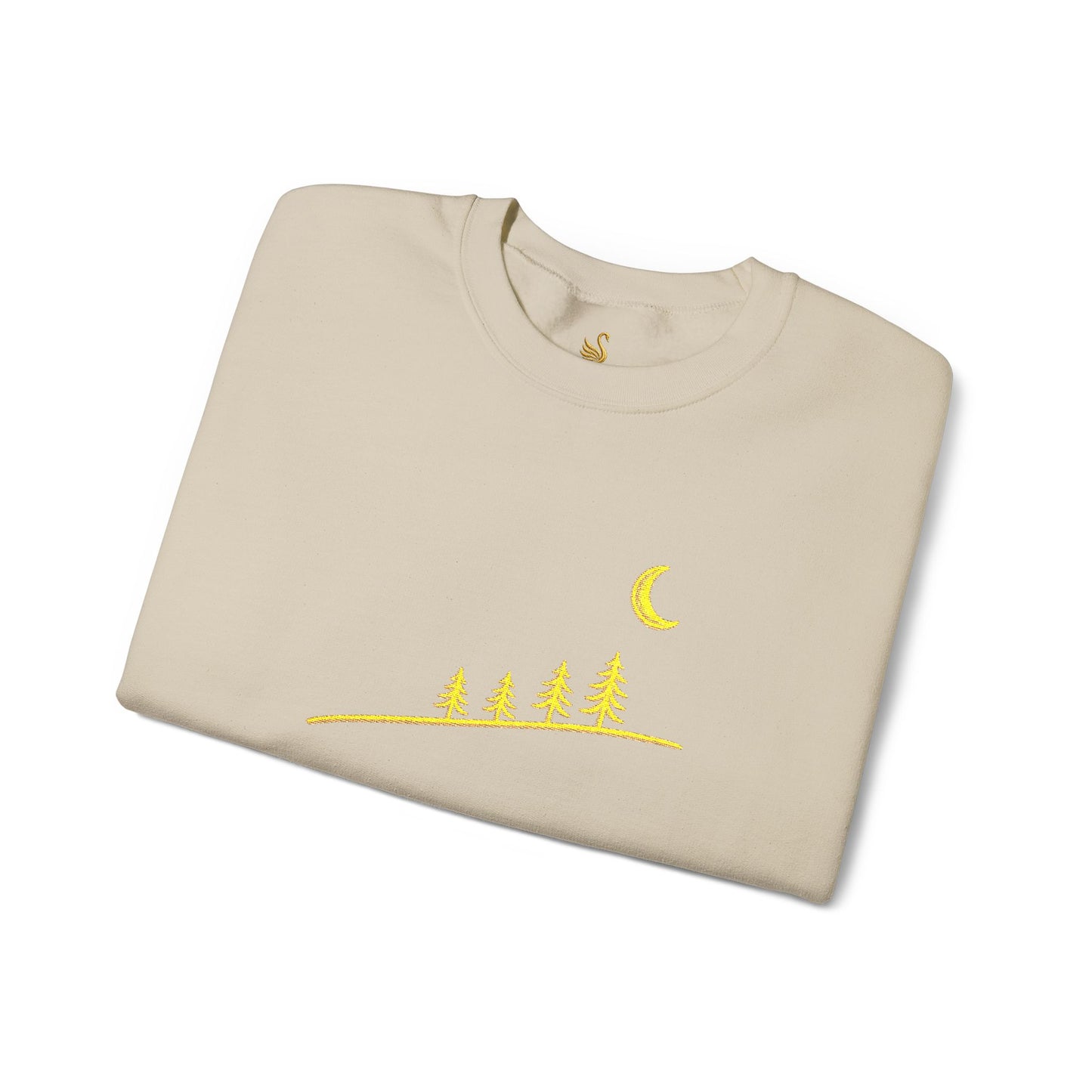 Moonlit Slope Embroidered Sweatshirt