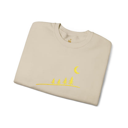 Moonlit Slope Embroidered Sweatshirt