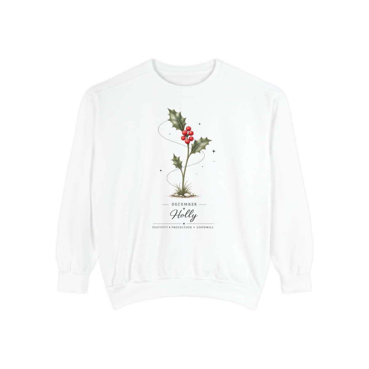 December Birth Flower Sweatshirt
