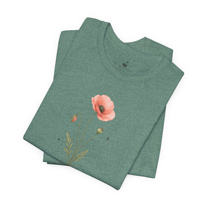 August Birth Flower T-Shirt