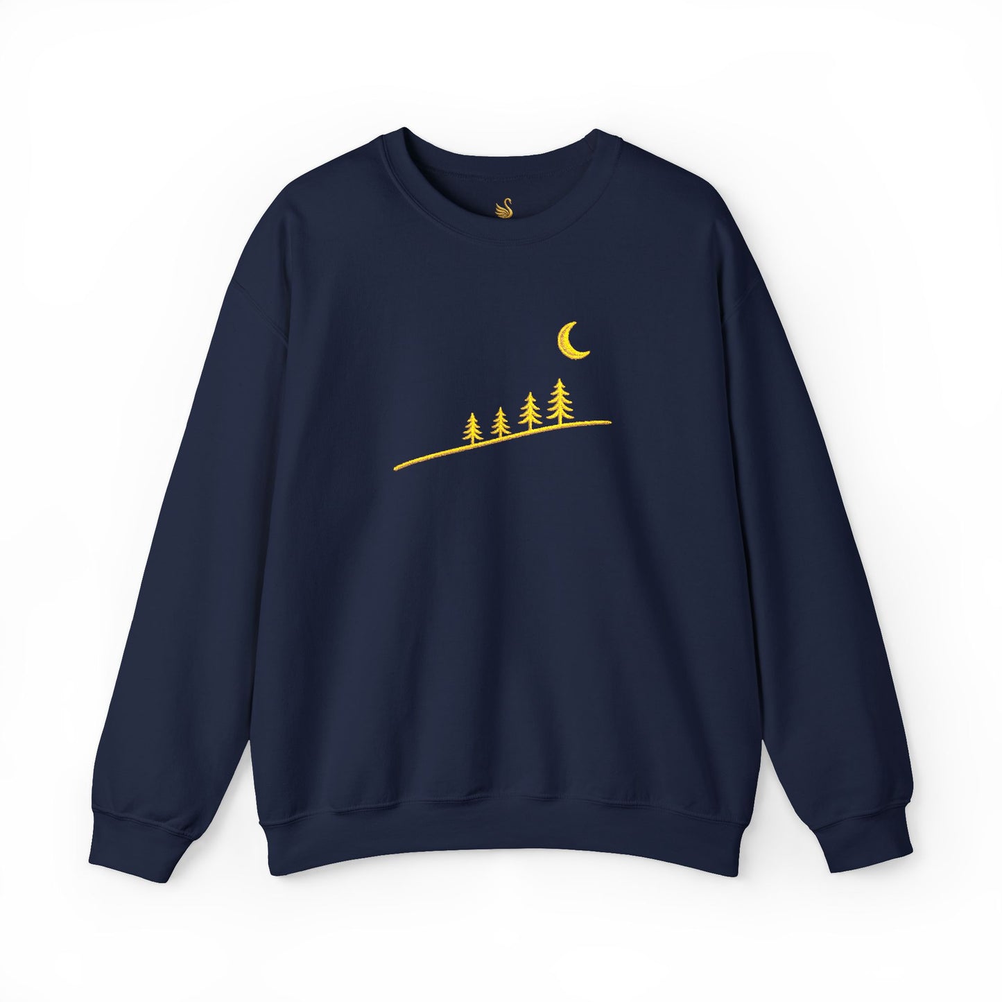 Moonlit Slope Embroidered Sweatshirt