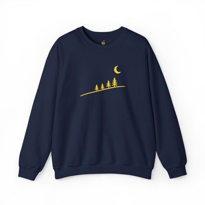Moonlit Slope Embroidered Sweatshirt