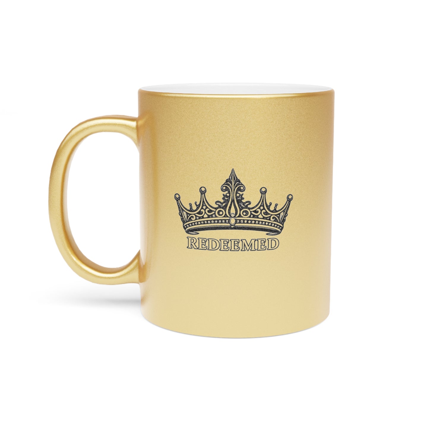 Redeemed Crown Metallic Mug (Silver\Gold)