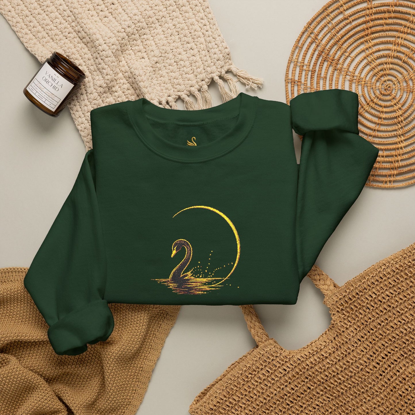 Moonlit Embroidered Sweatshirt