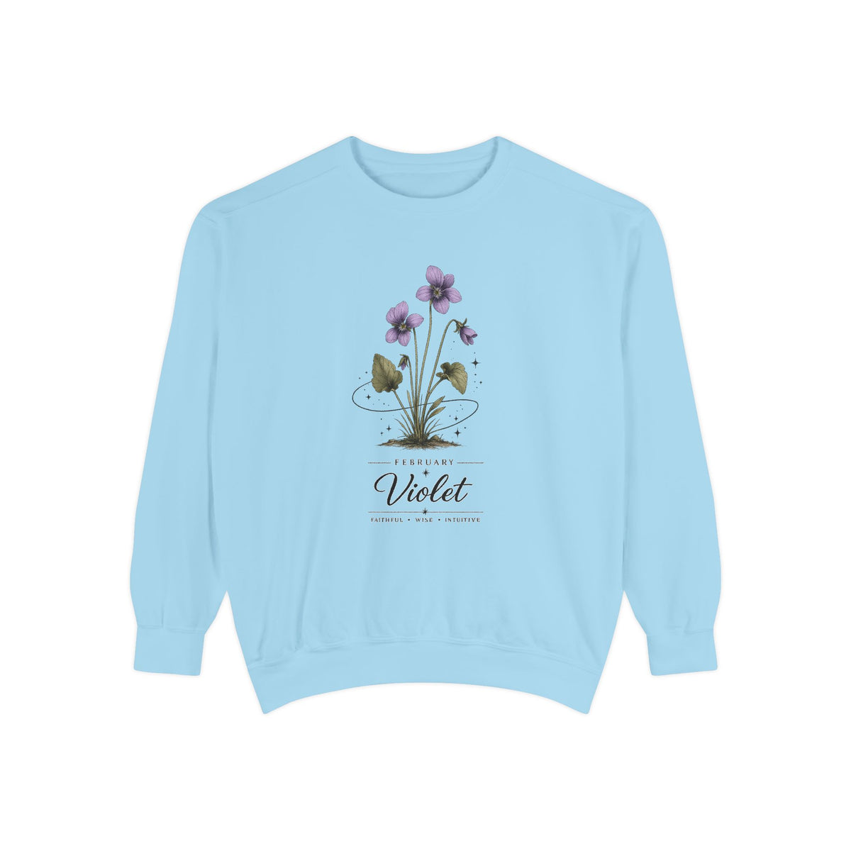 February Birth Flower Sweatshirt
