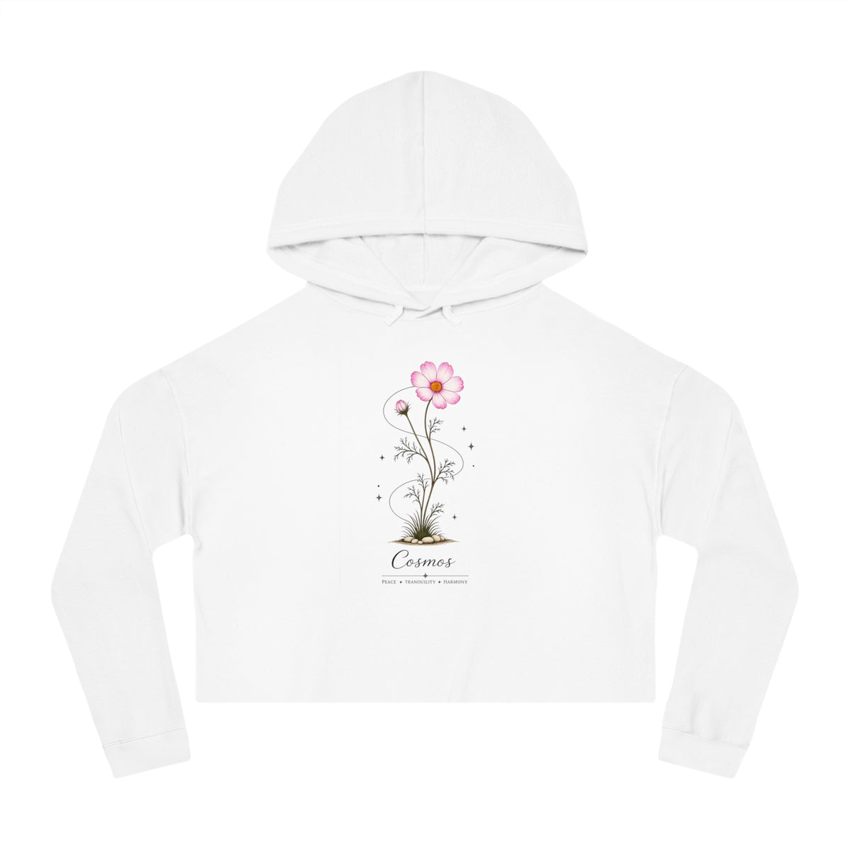 Cosmos Cropped Hooded Sweatshirt