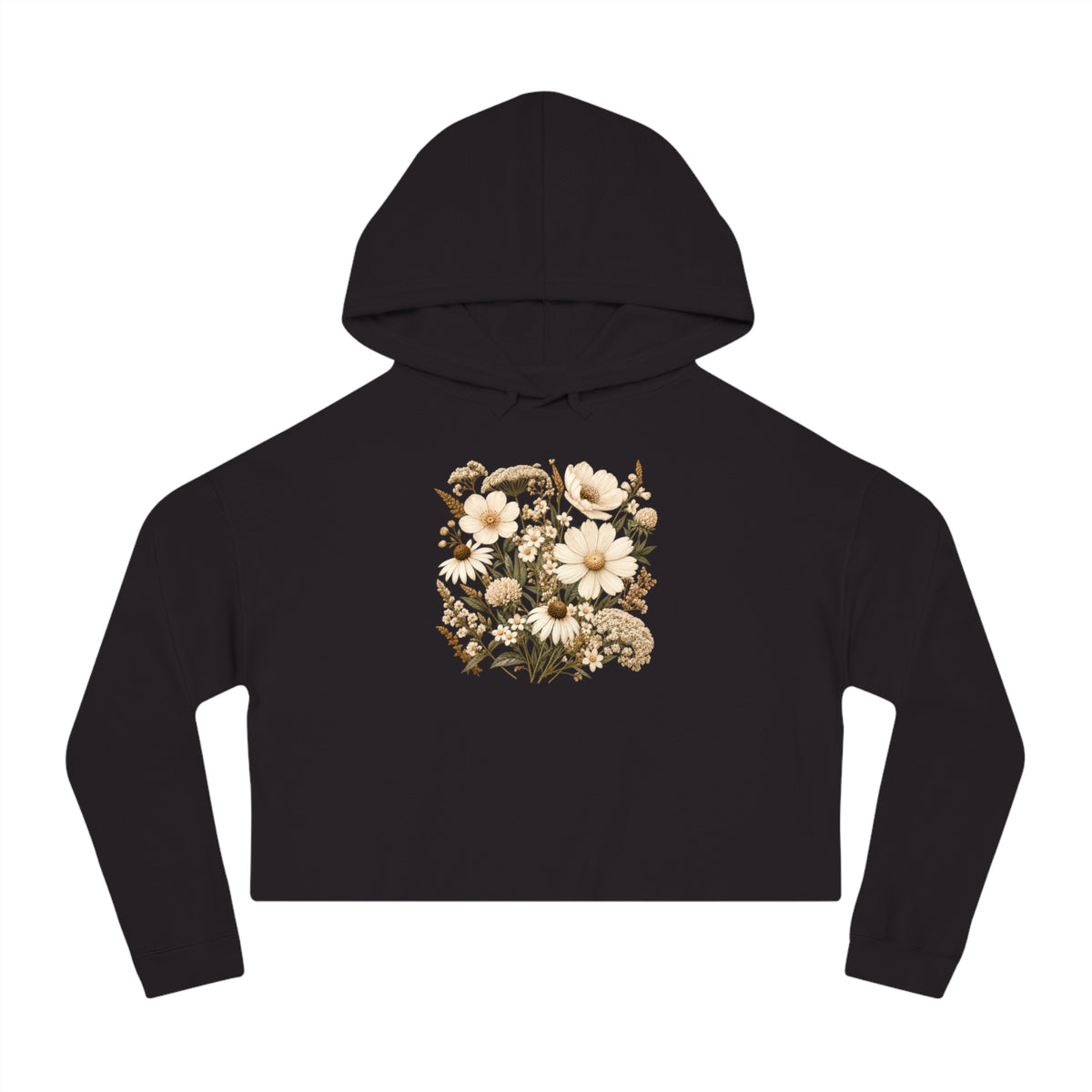 Quiet Grace Cropped Hooded Sweatshirt