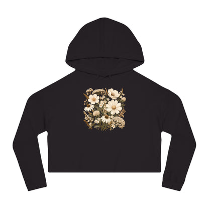 Quiet Grace Cropped Hooded Sweatshirt