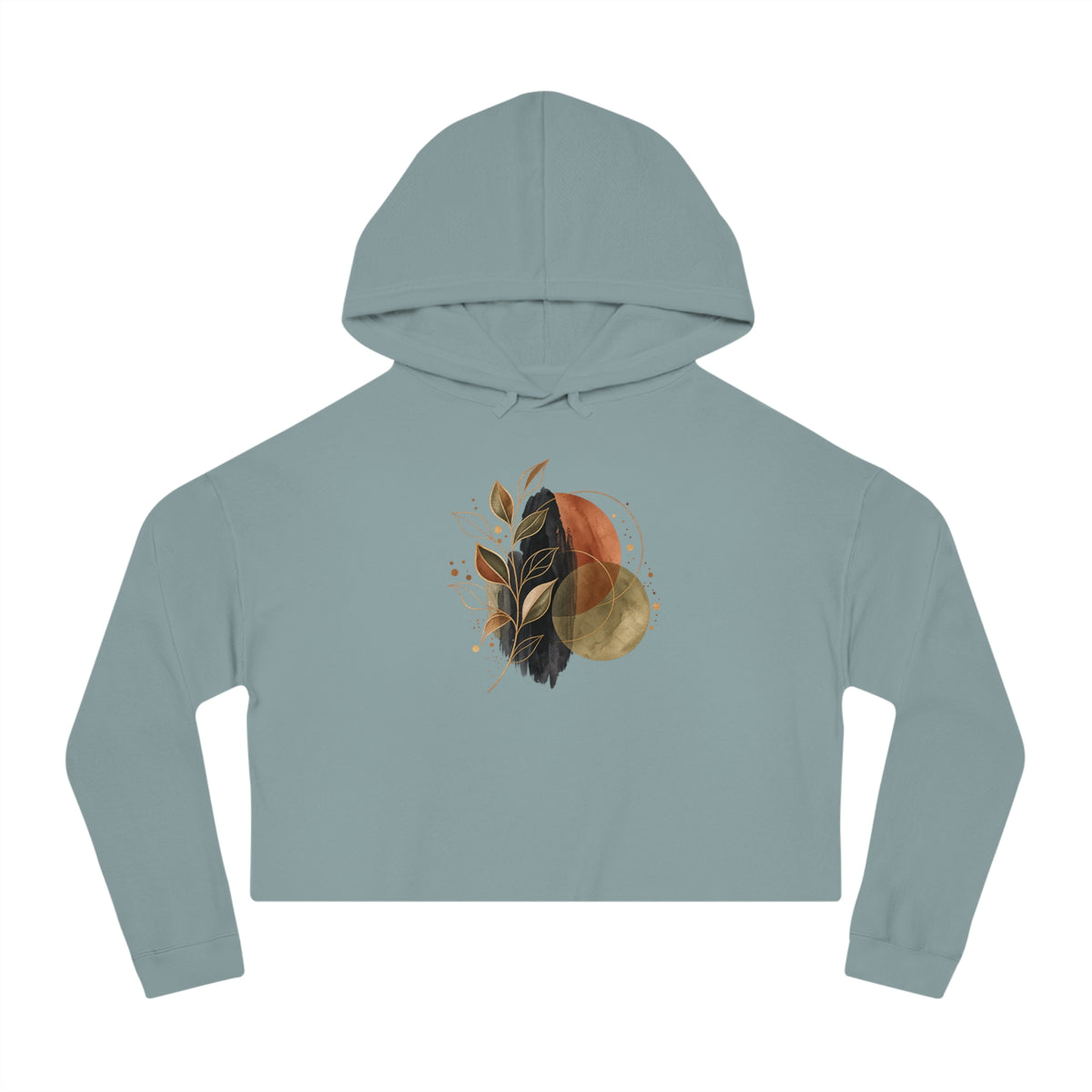 Wildly Grounded Cropped Hooded Sweatshirt