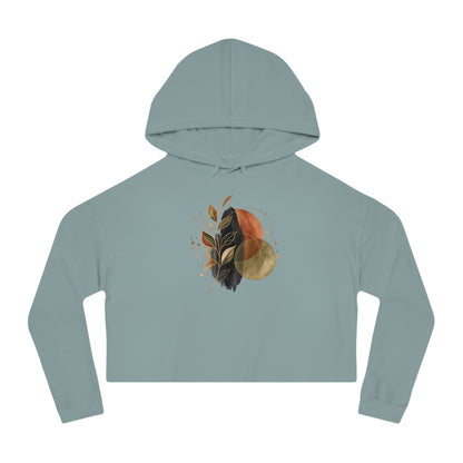 Wildly Grounded Cropped Hooded Sweatshirt