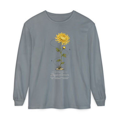 November Birth Flower Long Sleeve T-Shirt