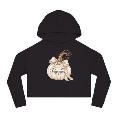 Pumpkin Charm Cropped Hooded Sweatshirt