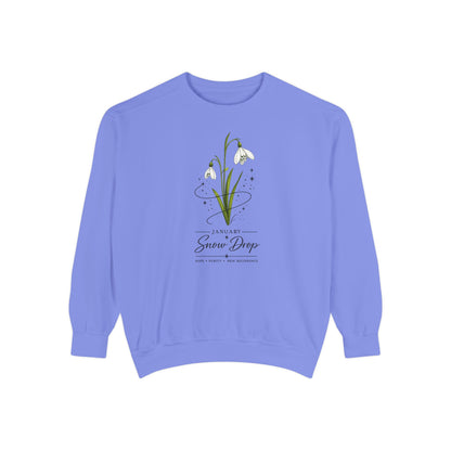 January Birth Flower Sweatshirt