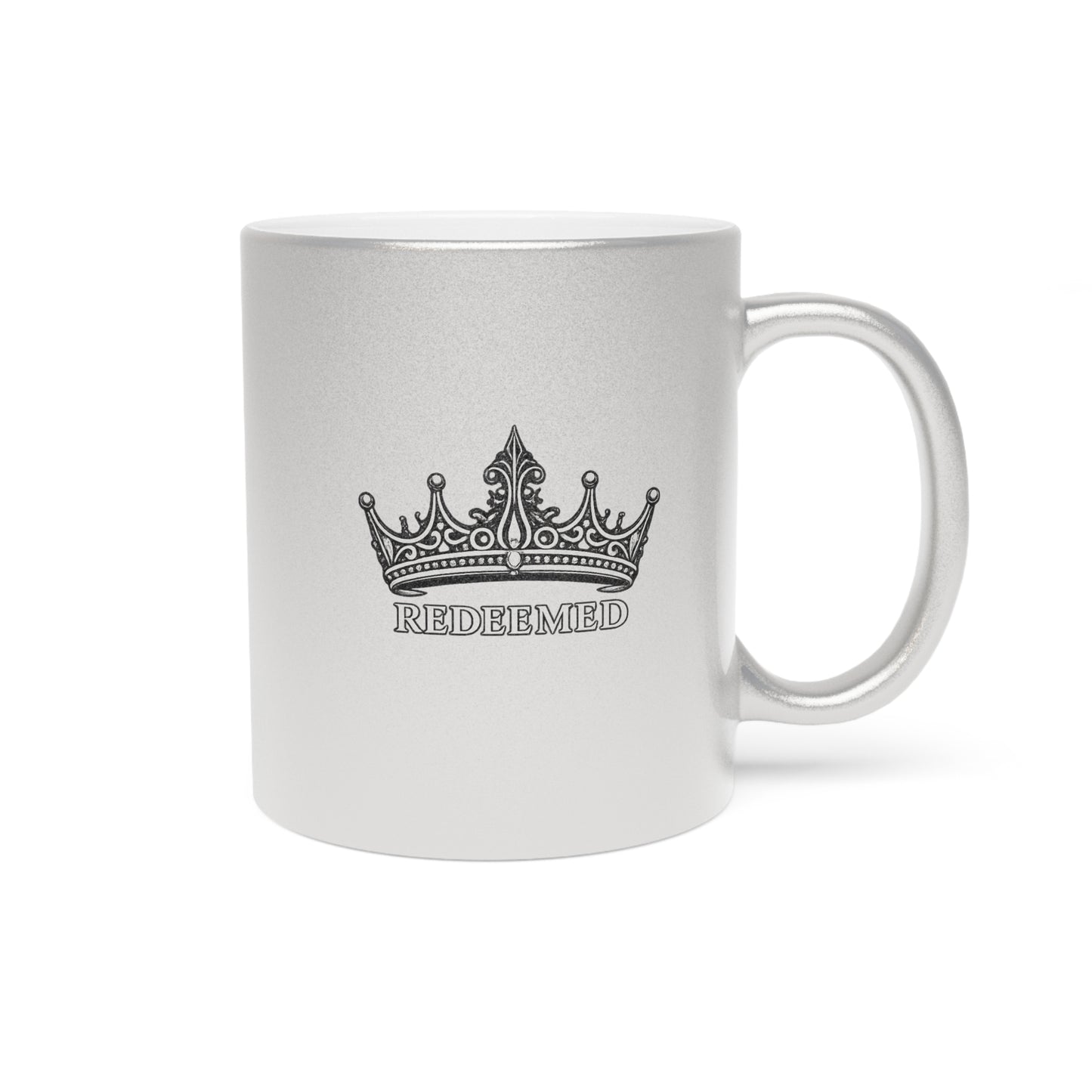 Redeemed Crown Metallic Mug (Silver\Gold)