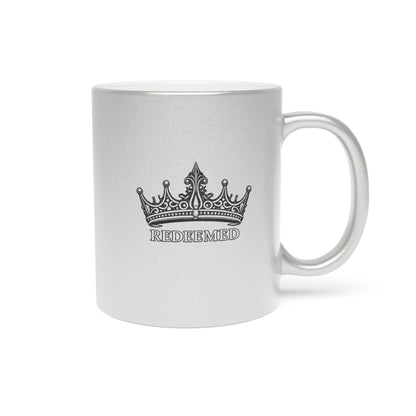 Redeemed Crown Metallic Mug (Silver\Gold)