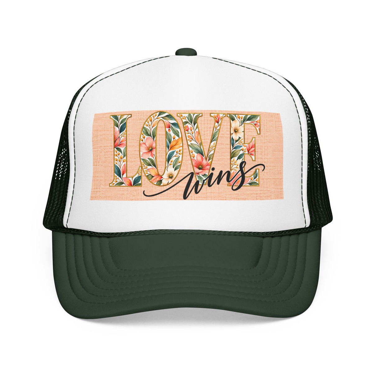 Love Wins Foam Trucker Hat