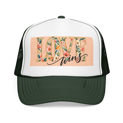 Love Wins Foam Trucker Hat