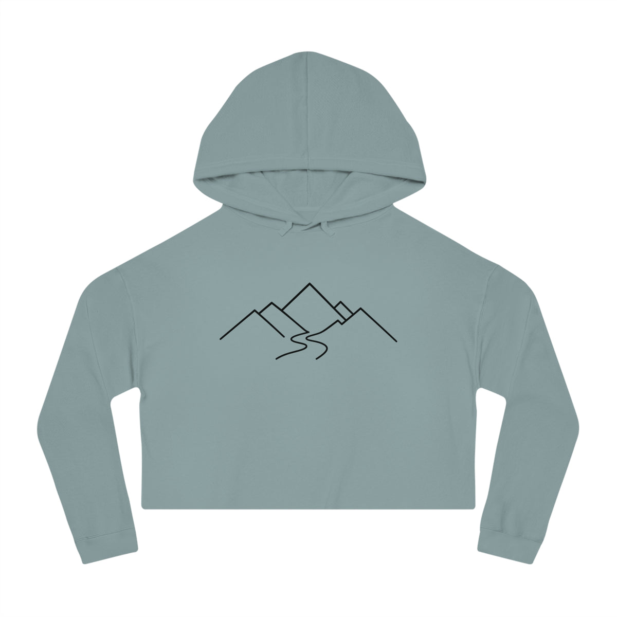 Valley Majesty Cropped Hooded Sweatshirt