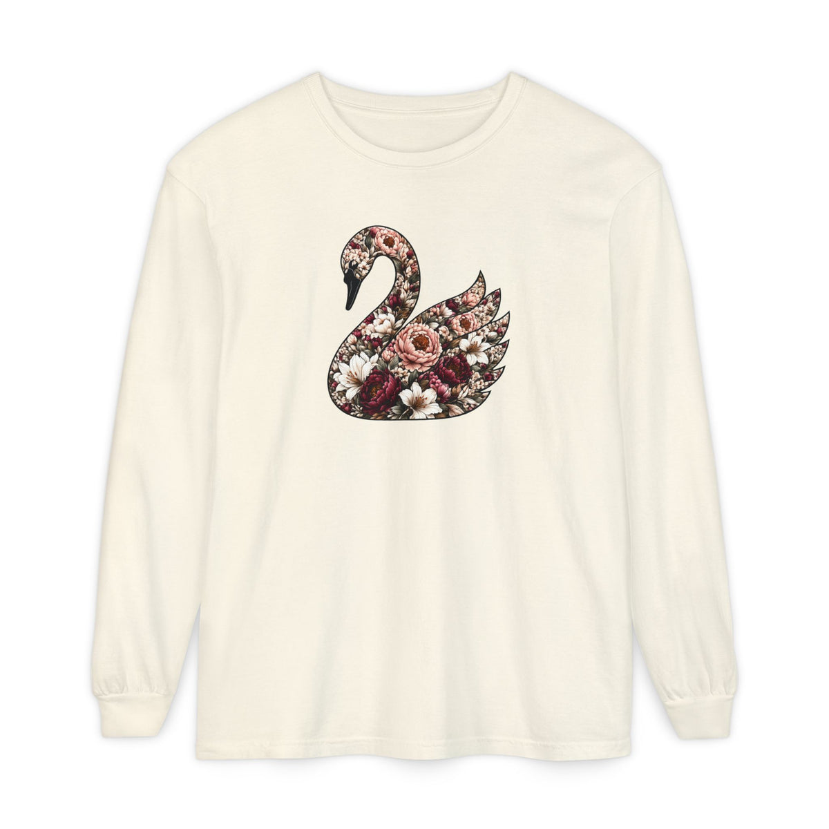 Peony and Plumage Long Sleeve T-Shirt