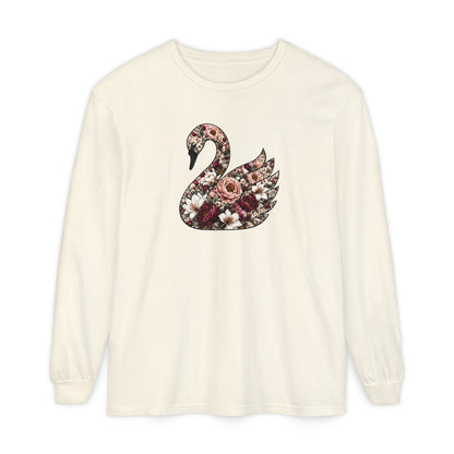 Peony and Plumage Long Sleeve T-Shirt
