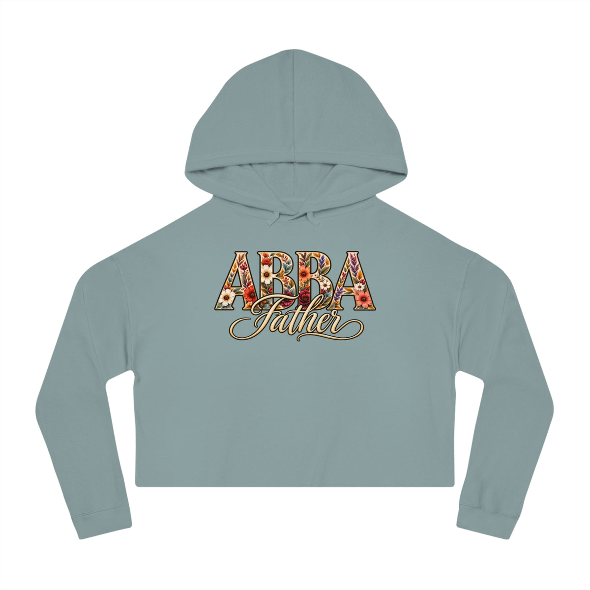 Abba Father Cropped Hooded Sweatshirt
